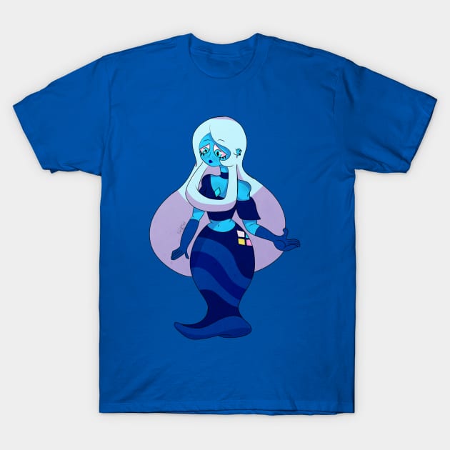 Modern Blue Diamond T-Shirt by Shrew_Boi